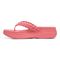 Vionic Kenji Women's Toe-Post Platform Wedge Sandal - Shell Pink - Left Side