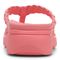 Vionic Kenji Women's Toe-Post Platform Wedge Sandal - Shell Pink - Back
