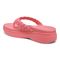 Vionic Kenji Women's Toe-Post Platform Wedge Sandal - Shell Pink - Back angle