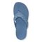 Vionic Kenji Women's Toe-Post Platform Wedge Sandal - Blue Shadow - Top