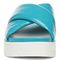 Vionic Vesta Womens Slide Sandals - Lake Blue - Front