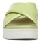Vionic Vesta Womens Slide Sandals - Pale Lime - Front