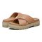 Vionic Vesta Womens Slide Sandals - Macaroon - pair left angle