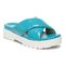 Vionic Vesta Womens Slide Sandals - Lake Blue - Angle main