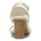 Vionic Alondra Womens Quarter/Ankle/T-Strap Sandals - Cream - Back