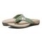 Vionic Layne Womens Thong Sandals - Sage Woven - pair left angle
