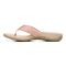 Vionic Layne Womens Thong Sandals - Peach Woven - Left Side