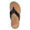 Vionic Layne Womens Thong Sandals - Black Woven - Top