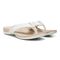 Vionic Layne Womens Thong Sandals - Cream Woven - Pair