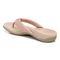 Vionic Layne Womens Thong Sandals - Peach Woven - Back angle