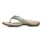 Vionic Layne Womens Thong Sandals - Sage Woven - Left Side