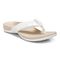 Vionic Layne Womens Thong Sandals - Cream Woven - Angle main