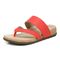 Vionic Marvina Womens Thong Sandals - Poppy - Left angle