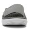 Vionic Rejuvenate Unisex Slide Sandals - Charcoal / Vapor - Front