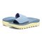 Vionic Rejuvenate Unisex Slide Recovery Sandals - Blue Shadow - pair left angle