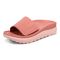 Vionic Rejuvenate Unisex Slide Recovery Sandals - Terra Cotta/roze - Left angle