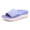Vionic Rejuvenate Unisex Slide Recovery Sandals - Dusty Lavender - Left angle