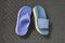 Vionic Rejuvenate Unisex Slide Recovery Sandals - Blue Shadow - COLLECTION-med
