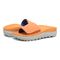 Vionic Rejuvenate Unisex Slide Recovery Sandals - Orange Peel - pair left angle
