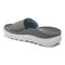 Vionic Rejuvenate Unisex Slide Sandals - Charcoal / Vapor - Back angle