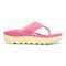 Vionic Restore Unisex Toe-Post Recovery Sandal - Pink Glo/Limon - Right side