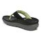 Vionic Restore Unisex Thong Sandals - Black / Charcoal - Back angle