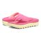 Vionic Restore Unisex Toe-Post Recovery Sandal - Pink Glo/Limon - pair left angle
