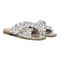 Vionic Kalina Women's Slide Braided Sandals - Silver - Pair