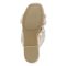 Vionic Kalina Women's Slide Braided Sandals - Cream - Bottom