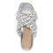 Vionic Kalina Women's Slide Braided Sandals - Silver - Top