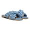 Vionic Kalina Women's Slide Braided Sandals - Blue Shadow - Pair