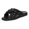 Vionic Kalina Womens Slide Sandals - Black - Left angle
