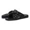 Vionic Kalina Womens Slide Sandals - Black - pair left angle