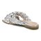 Vionic Kalina Women's Slide Braided Sandals - Silver - Back angle