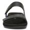 Vionic Nakia Womens Slide Sandals - Black - Front