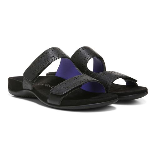 Vionic Nakia Womens Slide Sandals - Black - Pair