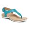 Vionic Terra Womens Slide Sandals - Lake Blue - Angle main