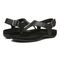 Vionic Terra Womens Slide Sandals - Black - pair left angle