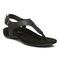 Vionic Terra Womens Slide Sandals - Black - Angle main