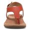 Vionic Terra Women's Adjustable Toe-Post Orthotic Sandals - Clay - Front