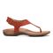 Vionic Terra Women's Adjustable Toe-Post Orthotic Sandals - Clay - Right side