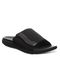 Strole Relax - Men's Supportive Adjustable Slide with Arch Support Strole- 011 - Black - Profile View