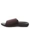 Strole Relax - Men's Supportive Adjustable Slide with Arch Support Strole- 209 - Dark Brown - Side View