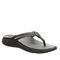 Strole Horizon - Women's Supportive Healthy Walking Sandal Strole- 011 - Black - Profile View