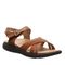 Strole Delos - Women's Supportive Healthy Walking Sandal Strole- 220 - Hickory - Profile View