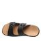 Strole Coral - Women's Supportive Healthy Walking Sandal Strole- 011 - Black - View