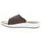 Propet Emerson Men's Slide Sandals - Brown - Instep Side