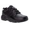 Propet Men's Stark Slip-Resistant Work Shoes - Black - Angle