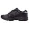 Propet Men's Stark Slip-Resistant Work Shoes - Black - Instep Side