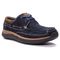 Propet Men's Pomeroy Boat Shoes - Navy - Angle